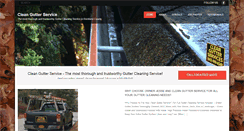 Desktop Screenshot of cleangutterservice.com