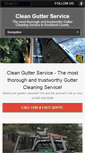 Mobile Screenshot of cleangutterservice.com